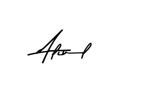 Design your own signature with our free online signature maker. With this signature software, you can create a handwritten (Asem Kandis PERSONAL USE) signature for name Aliul. Aliul signature style 9 images and pictures png