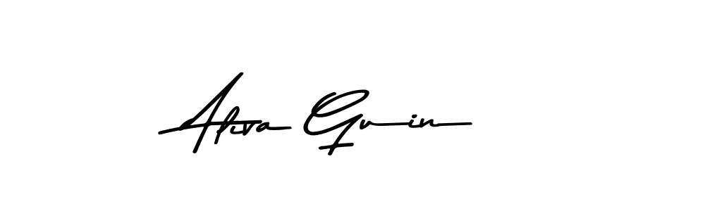 Use a signature maker to create a handwritten signature online. With this signature software, you can design (Asem Kandis PERSONAL USE) your own signature for name Aliva Guin. Aliva Guin signature style 9 images and pictures png