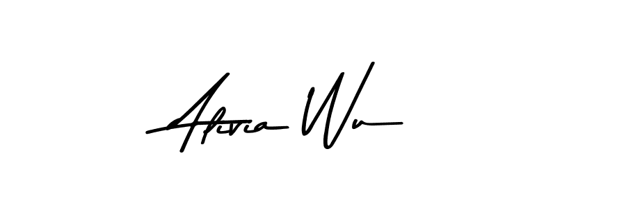 This is the best signature style for the Alivia Wu name. Also you like these signature font (Asem Kandis PERSONAL USE). Mix name signature. Alivia Wu signature style 9 images and pictures png