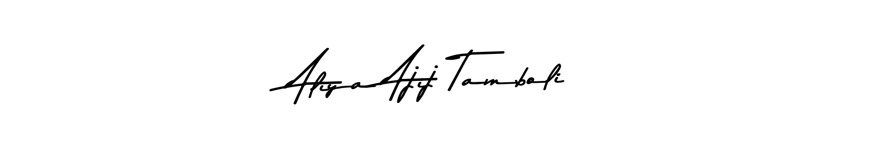 Check out images of Autograph of Aliya Ajij Tamboli name. Actor Aliya Ajij Tamboli Signature Style. Asem Kandis PERSONAL USE is a professional sign style online. Aliya Ajij Tamboli signature style 9 images and pictures png