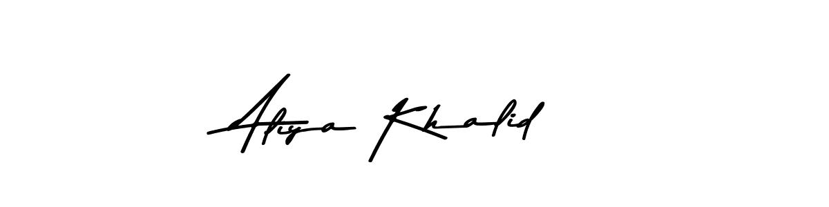 You can use this online signature creator to create a handwritten signature for the name Aliya Khalid. This is the best online autograph maker. Aliya Khalid signature style 9 images and pictures png