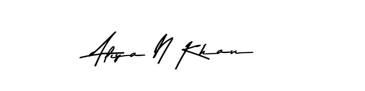 It looks lik you need a new signature style for name Aliya N Khan. Design unique handwritten (Asem Kandis PERSONAL USE) signature with our free signature maker in just a few clicks. Aliya N Khan signature style 9 images and pictures png