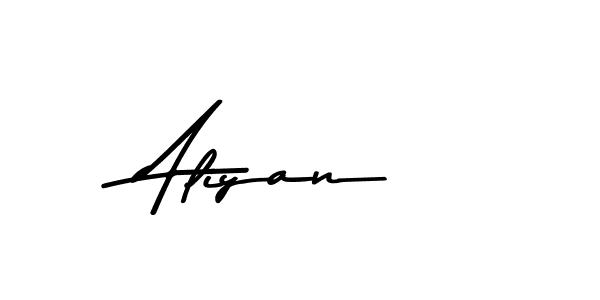 Create a beautiful signature design for name Aliyan. With this signature (Asem Kandis PERSONAL USE) fonts, you can make a handwritten signature for free. Aliyan signature style 9 images and pictures png