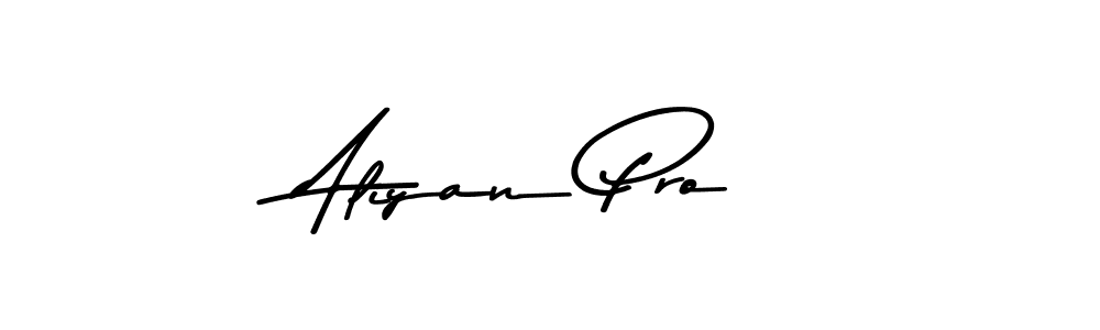 You can use this online signature creator to create a handwritten signature for the name Aliyan Pro. This is the best online autograph maker. Aliyan Pro signature style 9 images and pictures png