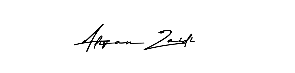 Also You can easily find your signature by using the search form. We will create Aliyan Zaidi name handwritten signature images for you free of cost using Asem Kandis PERSONAL USE sign style. Aliyan Zaidi signature style 9 images and pictures png