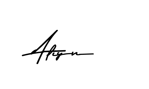 Also we have Aliyn name is the best signature style. Create professional handwritten signature collection using Asem Kandis PERSONAL USE autograph style. Aliyn signature style 9 images and pictures png