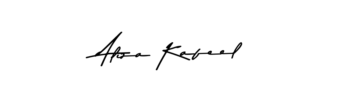 Use a signature maker to create a handwritten signature online. With this signature software, you can design (Asem Kandis PERSONAL USE) your own signature for name Aliza Kafeel. Aliza Kafeel signature style 9 images and pictures png