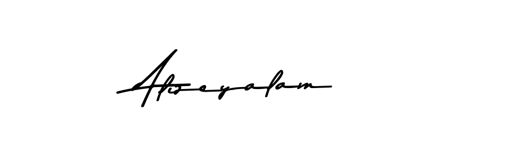 Alizeyalam stylish signature style. Best Handwritten Sign (Asem Kandis PERSONAL USE) for my name. Handwritten Signature Collection Ideas for my name Alizeyalam. Alizeyalam signature style 9 images and pictures png