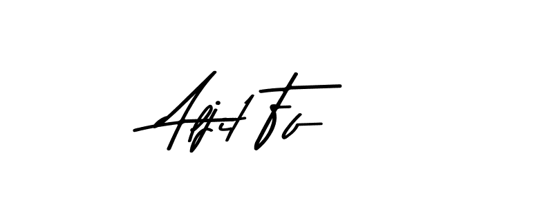 You should practise on your own different ways (Asem Kandis PERSONAL USE) to write your name (Aljit Ff) in signature. don't let someone else do it for you. Aljit Ff signature style 9 images and pictures png