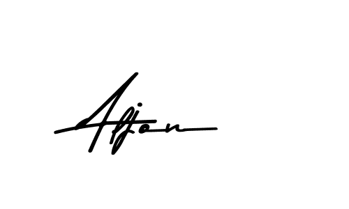 Also we have Aljon name is the best signature style. Create professional handwritten signature collection using Asem Kandis PERSONAL USE autograph style. Aljon signature style 9 images and pictures png