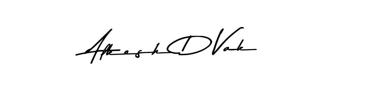 if you are searching for the best signature style for your name Alkesh D Vak. so please give up your signature search. here we have designed multiple signature styles  using Asem Kandis PERSONAL USE. Alkesh D Vak signature style 9 images and pictures png