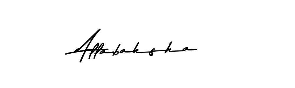Make a beautiful signature design for name Allabaksha. Use this online signature maker to create a handwritten signature for free. Allabaksha signature style 9 images and pictures png