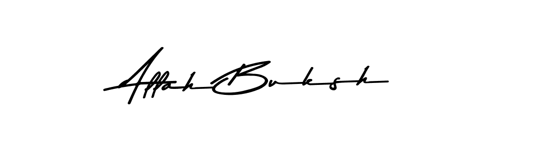 Design your own signature with our free online signature maker. With this signature software, you can create a handwritten (Asem Kandis PERSONAL USE) signature for name Allah Buksh. Allah Buksh signature style 9 images and pictures png