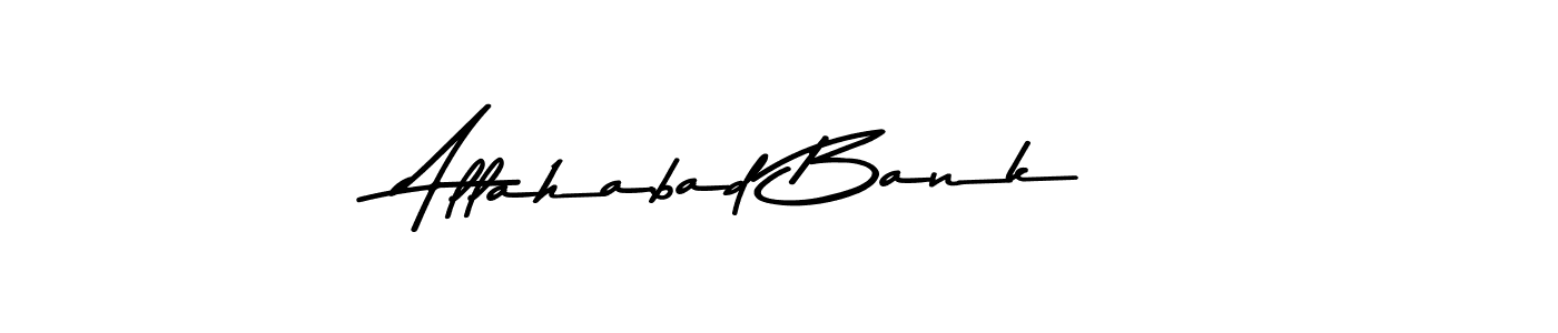 Create a beautiful signature design for name Allahabad Bank. With this signature (Asem Kandis PERSONAL USE) fonts, you can make a handwritten signature for free. Allahabad Bank signature style 9 images and pictures png