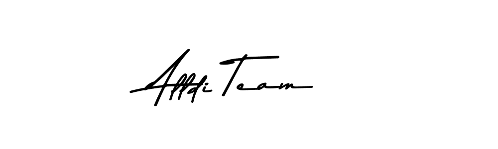 Here are the top 10 professional signature styles for the name Alldi Team. These are the best autograph styles you can use for your name. Alldi Team signature style 9 images and pictures png