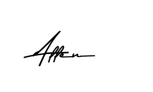Also we have Allen name is the best signature style. Create professional handwritten signature collection using Asem Kandis PERSONAL USE autograph style. Allen signature style 9 images and pictures png