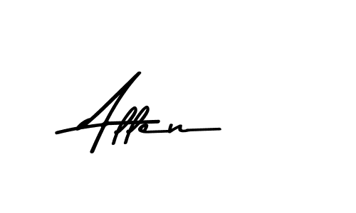 Design your own signature with our free online signature maker. With this signature software, you can create a handwritten (Asem Kandis PERSONAL USE) signature for name Allen. Allen signature style 9 images and pictures png