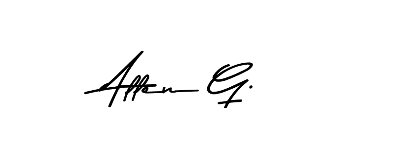 Asem Kandis PERSONAL USE is a professional signature style that is perfect for those who want to add a touch of class to their signature. It is also a great choice for those who want to make their signature more unique. Get Allen G. name to fancy signature for free. Allen G. signature style 9 images and pictures png