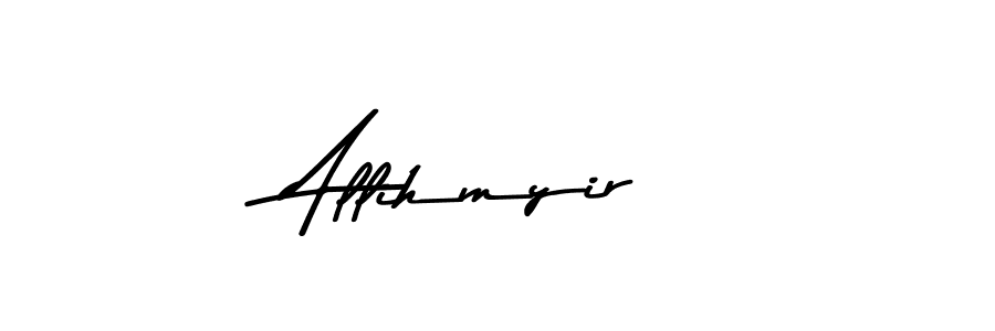 The best way (Asem Kandis PERSONAL USE) to make a short signature is to pick only two or three words in your name. The name Allihmyir include a total of six letters. For converting this name. Allihmyir signature style 9 images and pictures png