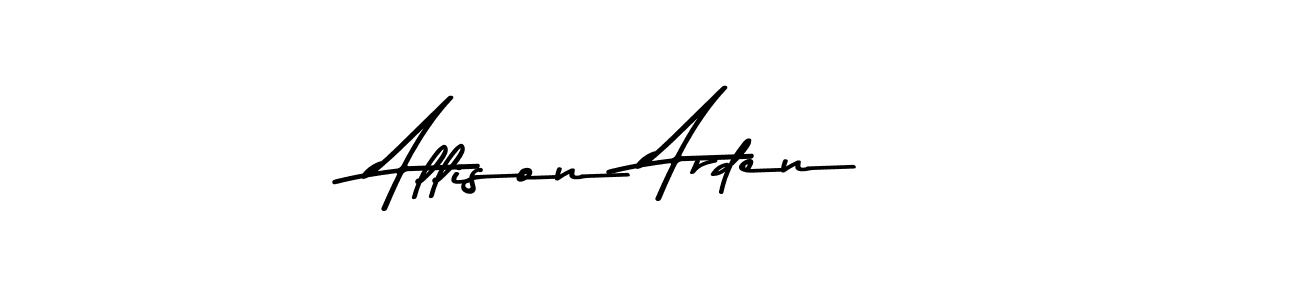 Make a beautiful signature design for name Allison Arden. With this signature (Asem Kandis PERSONAL USE) style, you can create a handwritten signature for free. Allison Arden signature style 9 images and pictures png