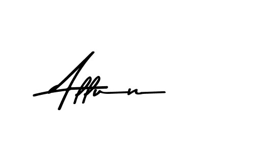 This is the best signature style for the Allun name. Also you like these signature font (Asem Kandis PERSONAL USE). Mix name signature. Allun signature style 9 images and pictures png