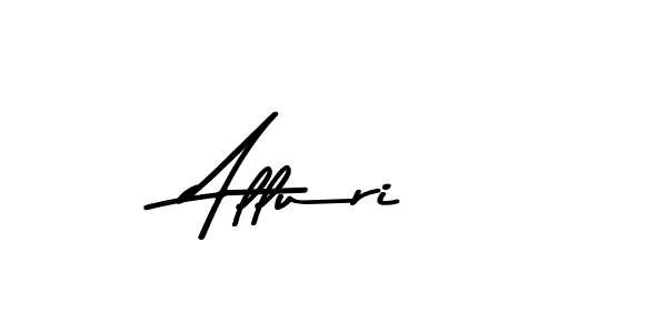 How to make Alluri name signature. Use Asem Kandis PERSONAL USE style for creating short signs online. This is the latest handwritten sign. Alluri signature style 9 images and pictures png