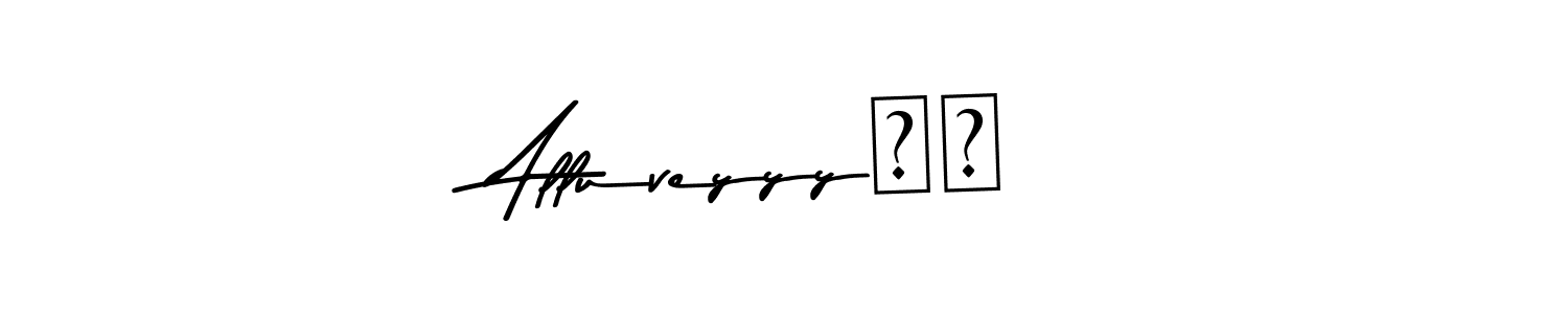 Similarly Asem Kandis PERSONAL USE is the best handwritten signature design. Signature creator online .You can use it as an online autograph creator for name Alluveyyy❤️. Alluveyyy❤️ signature style 9 images and pictures png