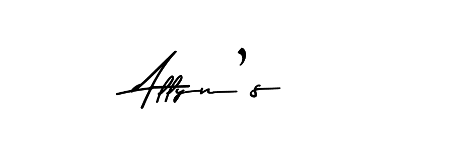 How to Draw Allyn’s signature style? Asem Kandis PERSONAL USE is a latest design signature styles for name Allyn’s. Allyn’s signature style 9 images and pictures png