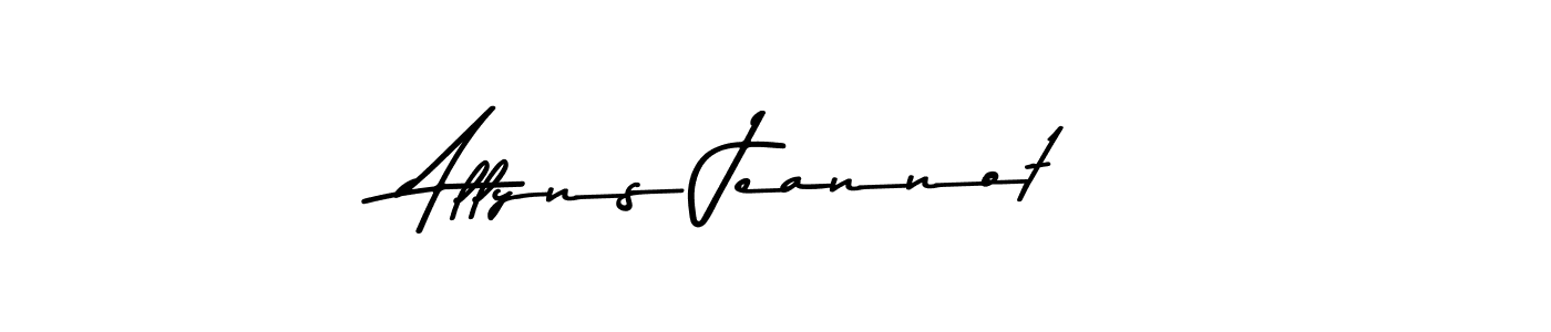 Use a signature maker to create a handwritten signature online. With this signature software, you can design (Asem Kandis PERSONAL USE) your own signature for name Allyns Jeannot. Allyns Jeannot signature style 9 images and pictures png