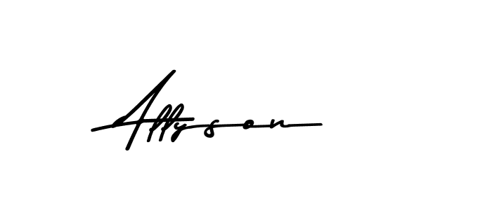 Also we have Allyson name is the best signature style. Create professional handwritten signature collection using Asem Kandis PERSONAL USE autograph style. Allyson signature style 9 images and pictures png