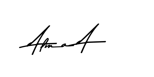if you are searching for the best signature style for your name Alma A. so please give up your signature search. here we have designed multiple signature styles  using Asem Kandis PERSONAL USE. Alma A signature style 9 images and pictures png