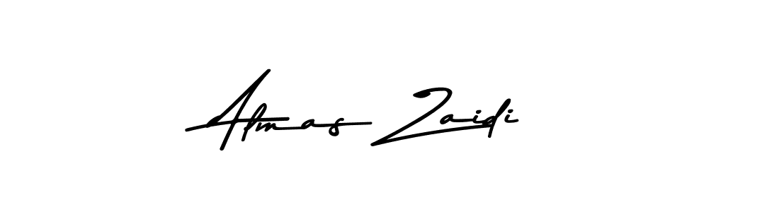 Use a signature maker to create a handwritten signature online. With this signature software, you can design (Asem Kandis PERSONAL USE) your own signature for name Almas Zaidi. Almas Zaidi signature style 9 images and pictures png