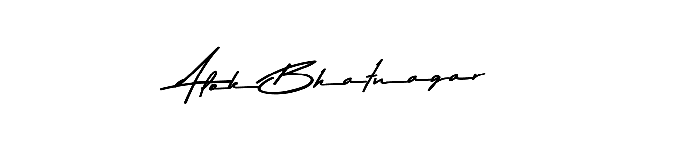 Here are the top 10 professional signature styles for the name Alok Bhatnagar. These are the best autograph styles you can use for your name. Alok Bhatnagar signature style 9 images and pictures png