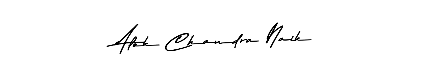 Use a signature maker to create a handwritten signature online. With this signature software, you can design (Asem Kandis PERSONAL USE) your own signature for name Alok Chandra Naik. Alok Chandra Naik signature style 9 images and pictures png