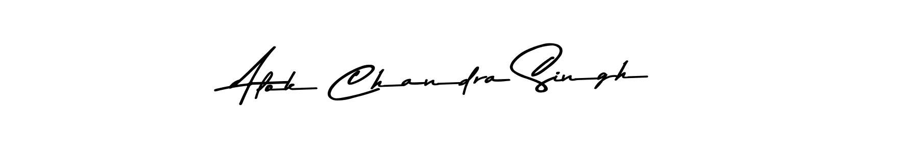 Use a signature maker to create a handwritten signature online. With this signature software, you can design (Asem Kandis PERSONAL USE) your own signature for name Alok Chandra Singh. Alok Chandra Singh signature style 9 images and pictures png