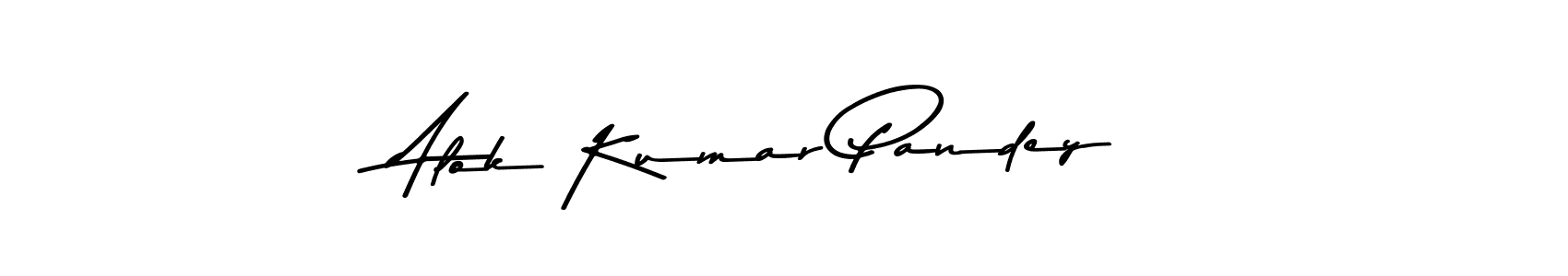 Design your own signature with our free online signature maker. With this signature software, you can create a handwritten (Asem Kandis PERSONAL USE) signature for name Alok Kumar Pandey. Alok Kumar Pandey signature style 9 images and pictures png