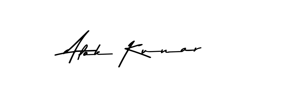 if you are searching for the best signature style for your name Alok Kunar. so please give up your signature search. here we have designed multiple signature styles  using Asem Kandis PERSONAL USE. Alok Kunar signature style 9 images and pictures png