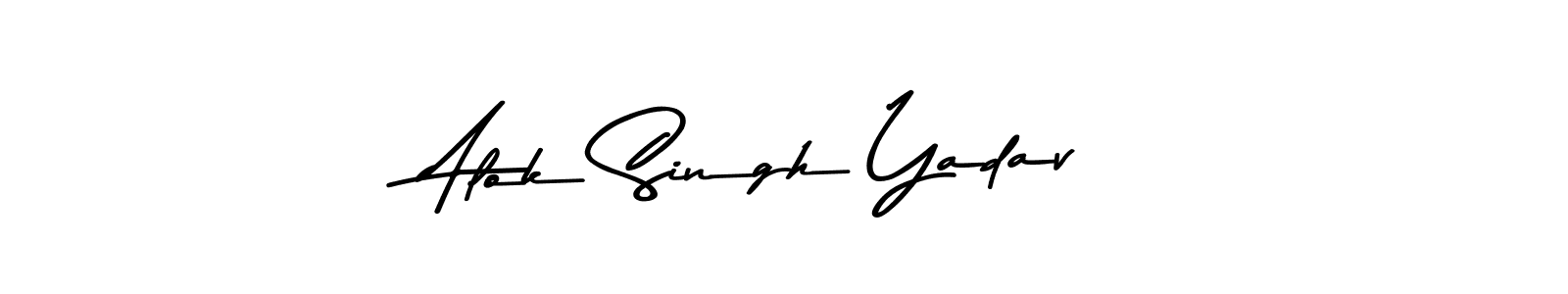 Asem Kandis PERSONAL USE is a professional signature style that is perfect for those who want to add a touch of class to their signature. It is also a great choice for those who want to make their signature more unique. Get Alok Singh Yadav name to fancy signature for free. Alok Singh Yadav signature style 9 images and pictures png