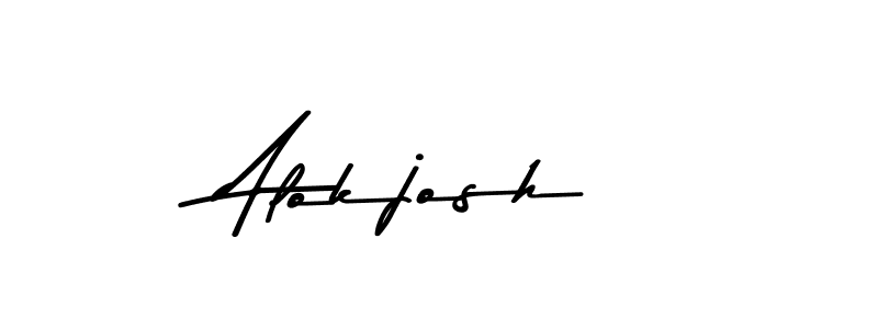Also we have Alokjosh name is the best signature style. Create professional handwritten signature collection using Asem Kandis PERSONAL USE autograph style. Alokjosh signature style 9 images and pictures png