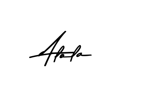 How to make Alola signature? Asem Kandis PERSONAL USE is a professional autograph style. Create handwritten signature for Alola name. Alola signature style 9 images and pictures png