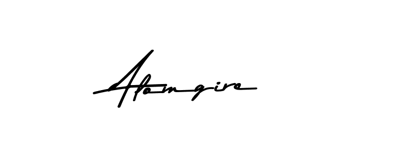 Design your own signature with our free online signature maker. With this signature software, you can create a handwritten (Asem Kandis PERSONAL USE) signature for name Alomgire. Alomgire signature style 9 images and pictures png