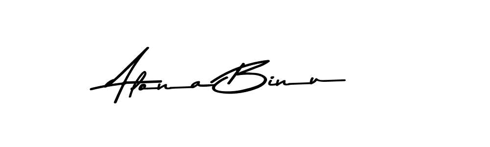 Also You can easily find your signature by using the search form. We will create Alona Binu name handwritten signature images for you free of cost using Asem Kandis PERSONAL USE sign style. Alona Binu signature style 9 images and pictures png