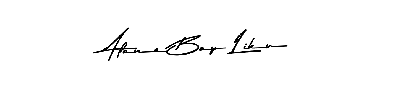 How to make Alone Boy Liku signature? Asem Kandis PERSONAL USE is a professional autograph style. Create handwritten signature for Alone Boy Liku name. Alone Boy Liku signature style 9 images and pictures png