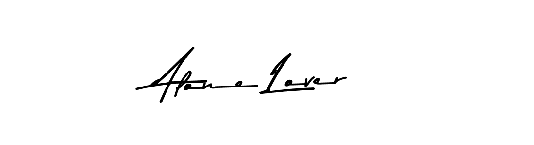 Design your own signature with our free online signature maker. With this signature software, you can create a handwritten (Asem Kandis PERSONAL USE) signature for name Alone Lover. Alone Lover signature style 9 images and pictures png