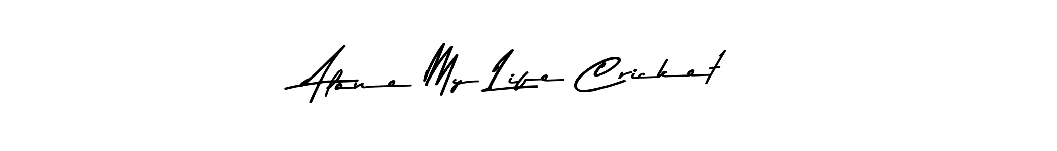 Here are the top 10 professional signature styles for the name Alone My Life Cricket. These are the best autograph styles you can use for your name. Alone My Life Cricket signature style 9 images and pictures png