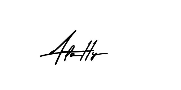 How to make Alotty signature? Asem Kandis PERSONAL USE is a professional autograph style. Create handwritten signature for Alotty name. Alotty signature style 9 images and pictures png