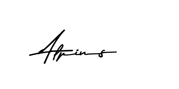 You should practise on your own different ways (Asem Kandis PERSONAL USE) to write your name (Alpins) in signature. don't let someone else do it for you. Alpins signature style 9 images and pictures png