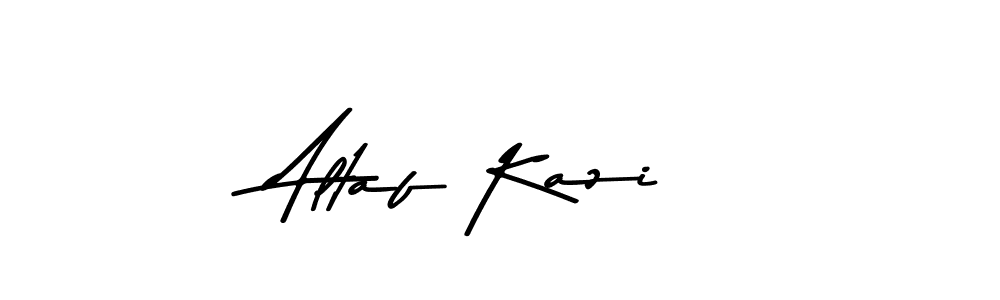 This is the best signature style for the Altaf Kazi name. Also you like these signature font (Asem Kandis PERSONAL USE). Mix name signature. Altaf Kazi signature style 9 images and pictures png