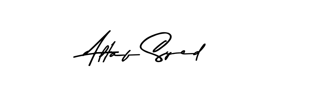 Create a beautiful signature design for name Altaf Syed. With this signature (Asem Kandis PERSONAL USE) fonts, you can make a handwritten signature for free. Altaf Syed signature style 9 images and pictures png