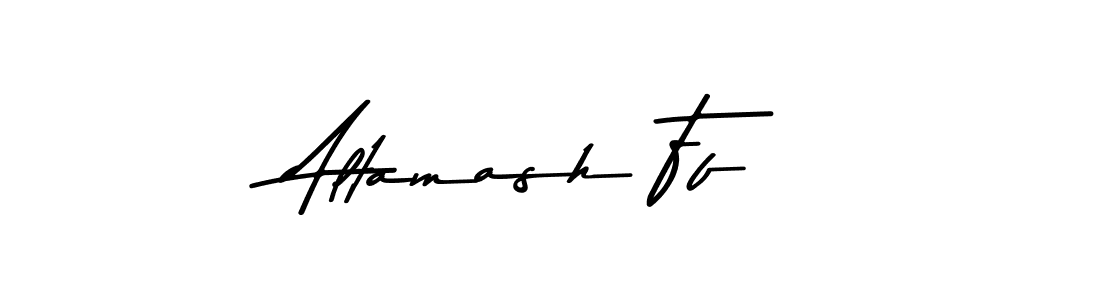Use a signature maker to create a handwritten signature online. With this signature software, you can design (Asem Kandis PERSONAL USE) your own signature for name Altamash Ff. Altamash Ff signature style 9 images and pictures png